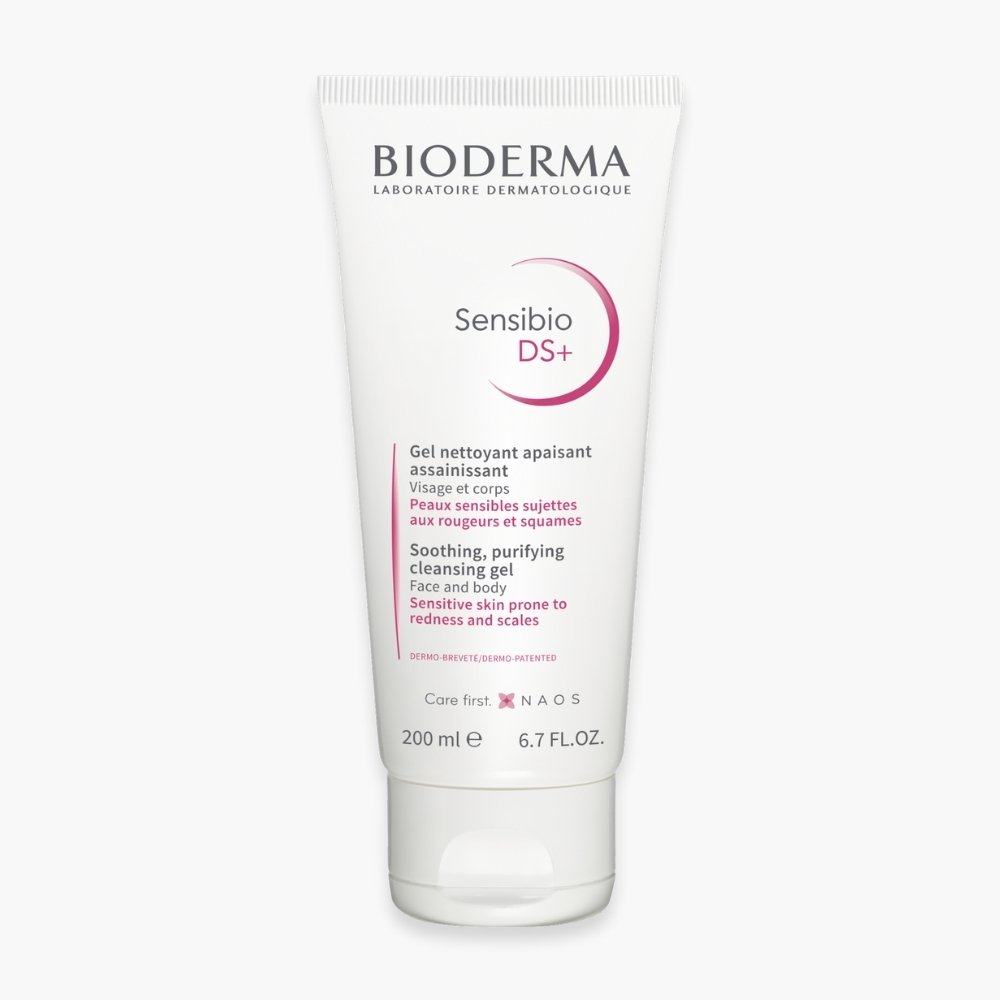 bioderma – sensibio ds+ gel nettoyant apaisant assainissant – 200ml