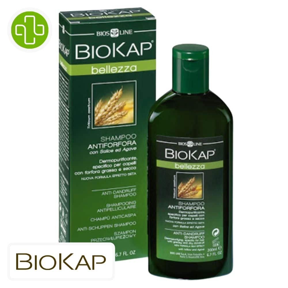 biokap – bellezza shampoing anti pelliculaire – 200ml