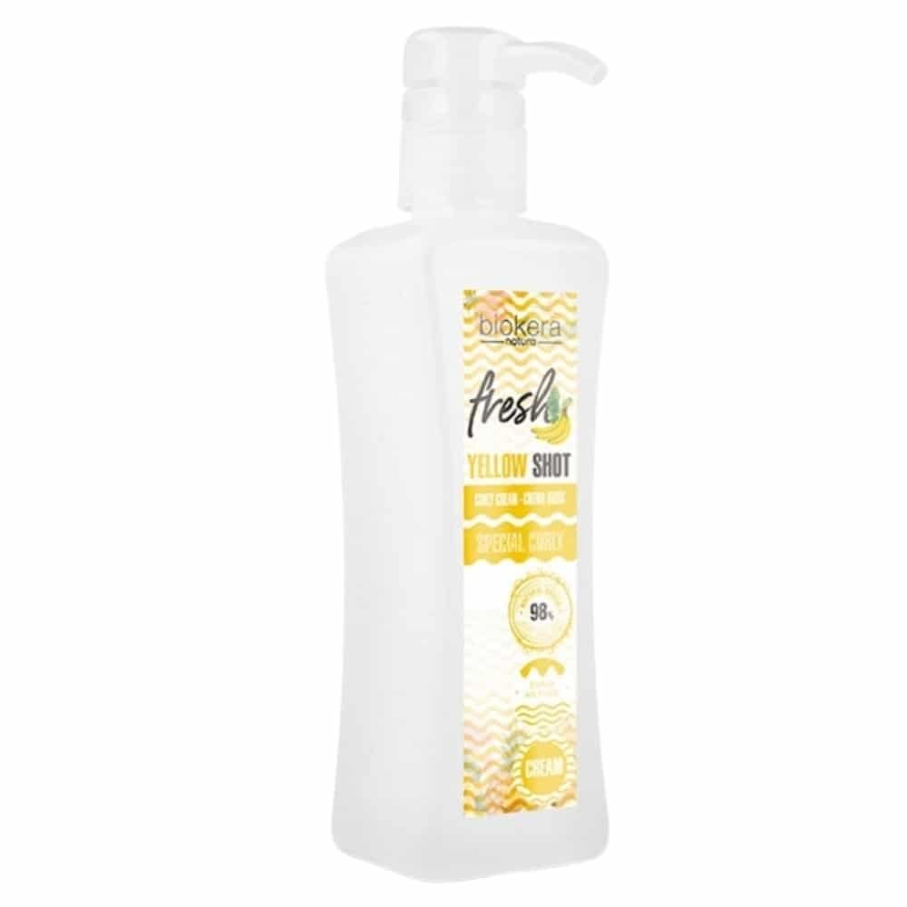 biokera – fresh yellow shot creme bouclante – 300ml