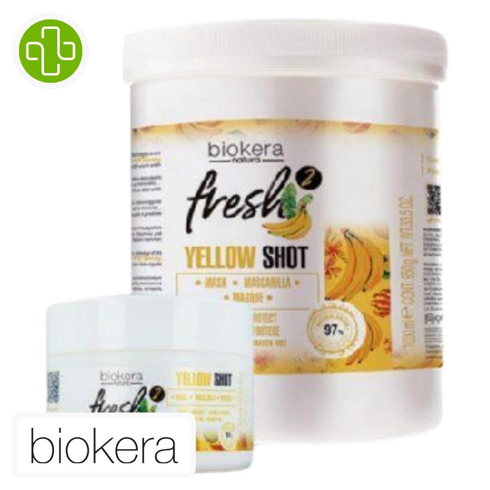 biokera – fresh yellow shot masque – 250ml