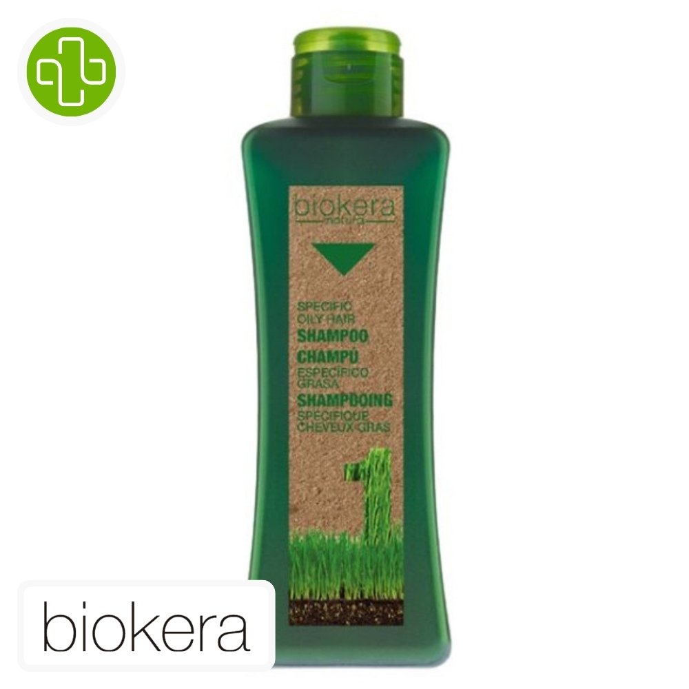 biokera – shampoing specifique cheveux gras – 1l