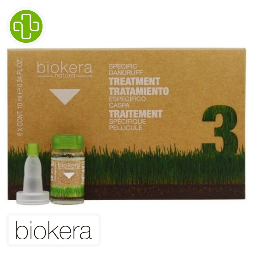 biokera – traitement specifique anti pelliculaire – 6x – 10ml