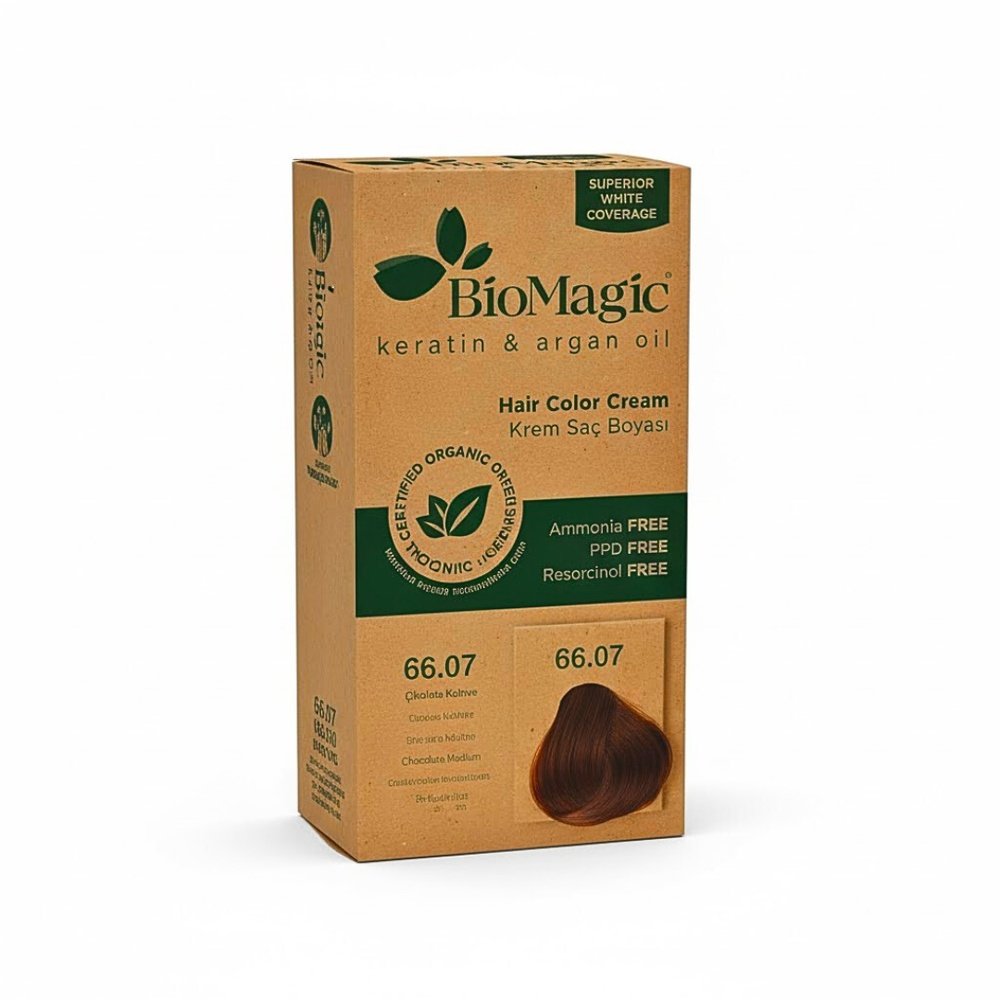biomagic – color cream 66/07 marron chocolat