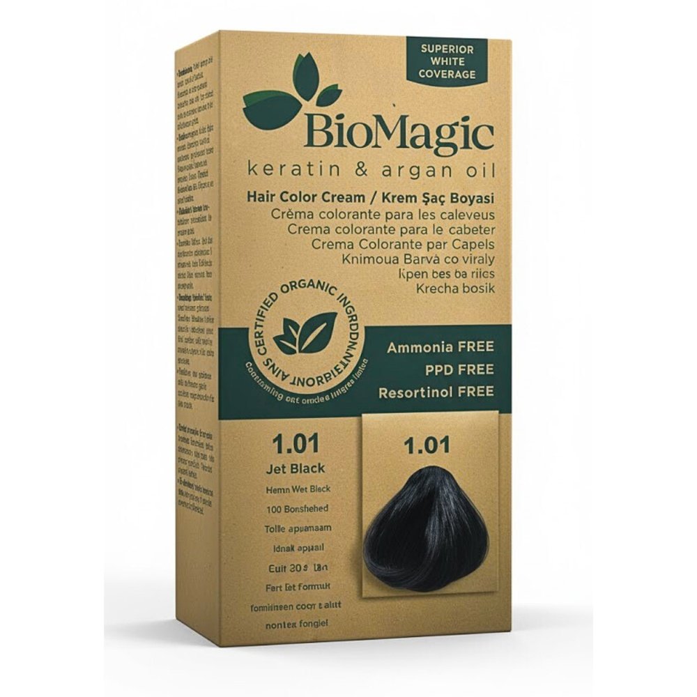 biomagic – color cream kit 1/01 blue black