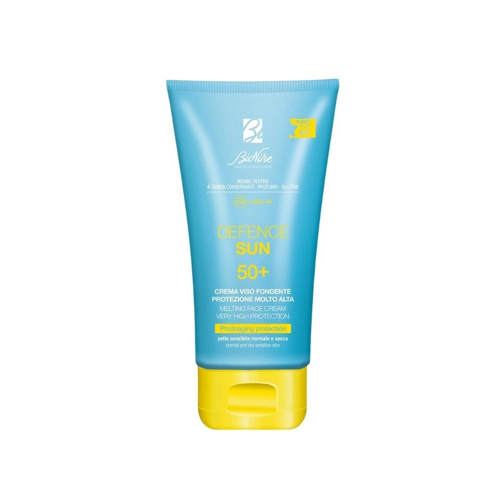 bionike – defence sun melting face cream 50+ – 50ml