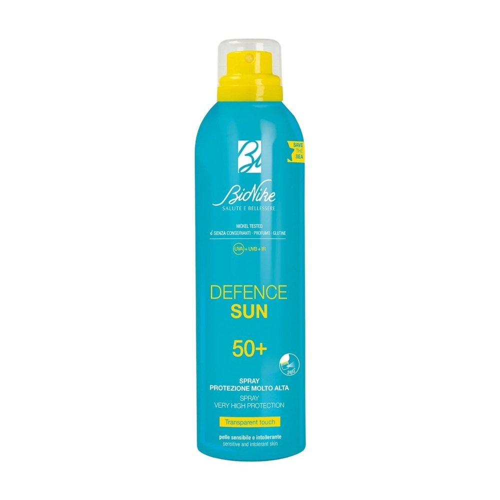 bionike – defence sun spray transparent 50+ – 200ml