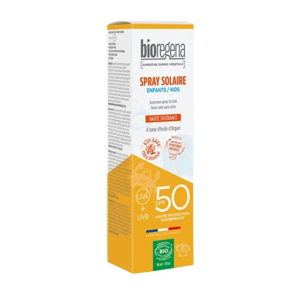 bioregena – spray solaire enfant/kids spf50 – 90ml