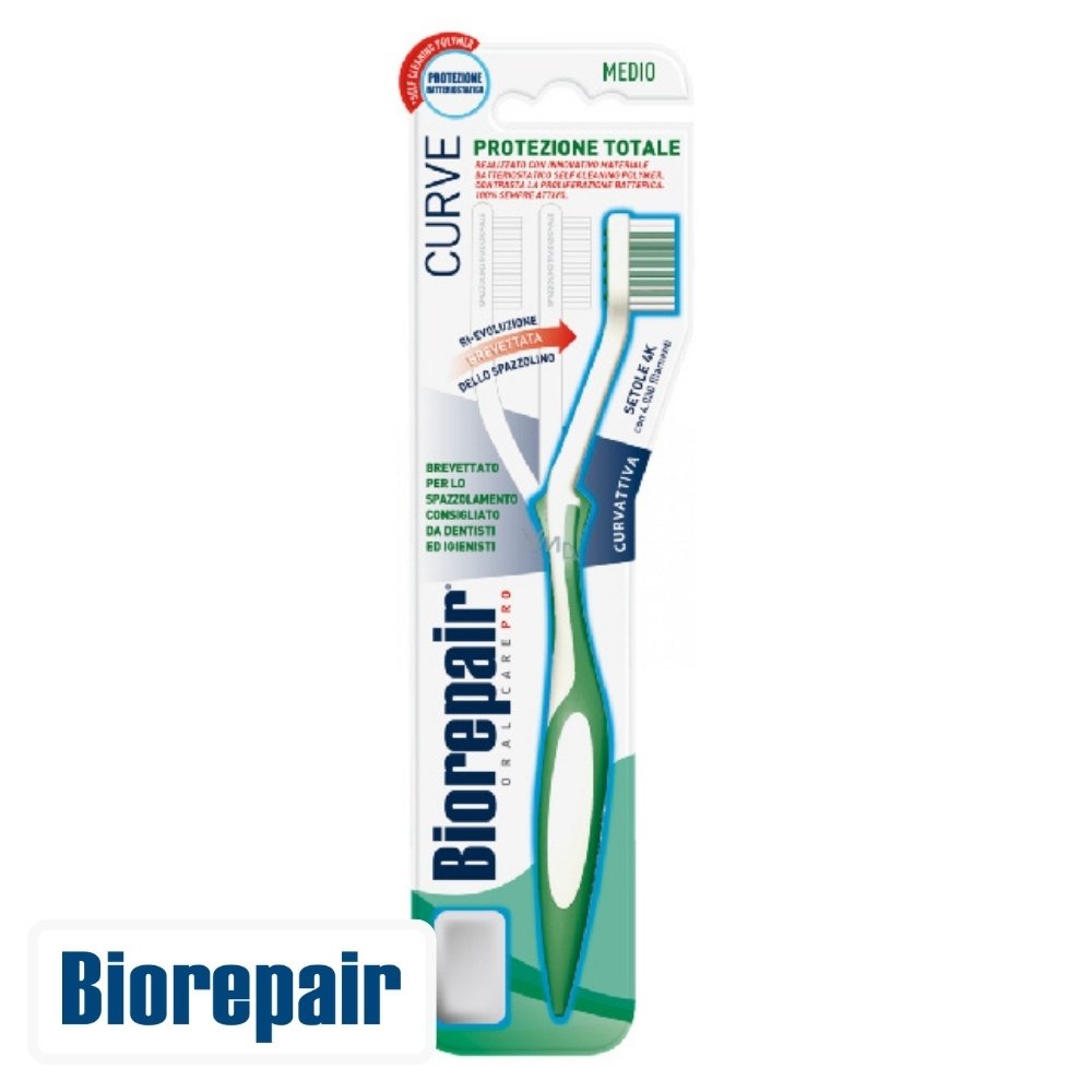 biorepair – brosse a dents medium protection totale – 1u