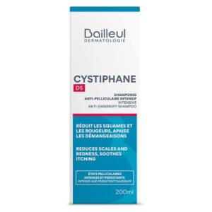 bailleul – cystiphane shampoing anti pelliculaire intensif ds – 200ml