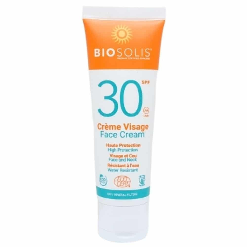 biosolis – creme visage spf30 bio – 50ml