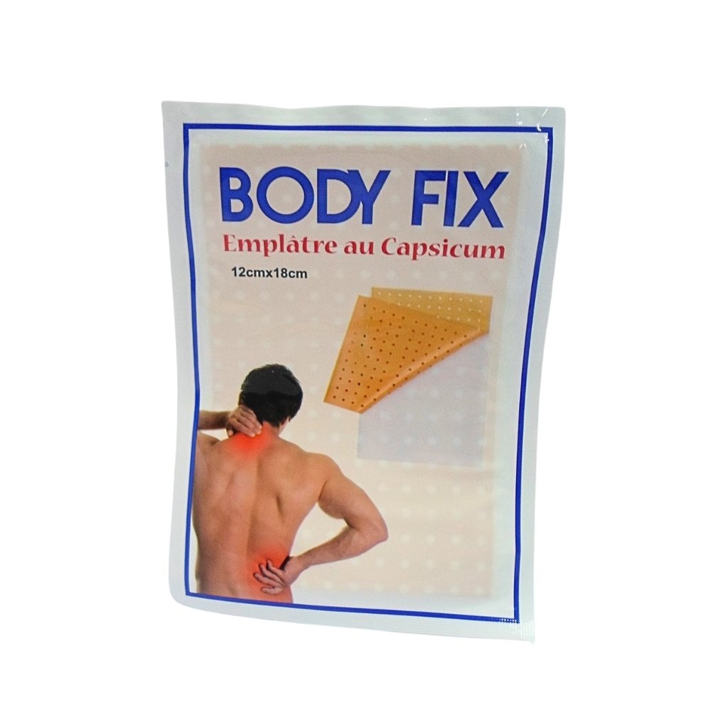 body fix – emplatre au capsicum 12cm x 18cm