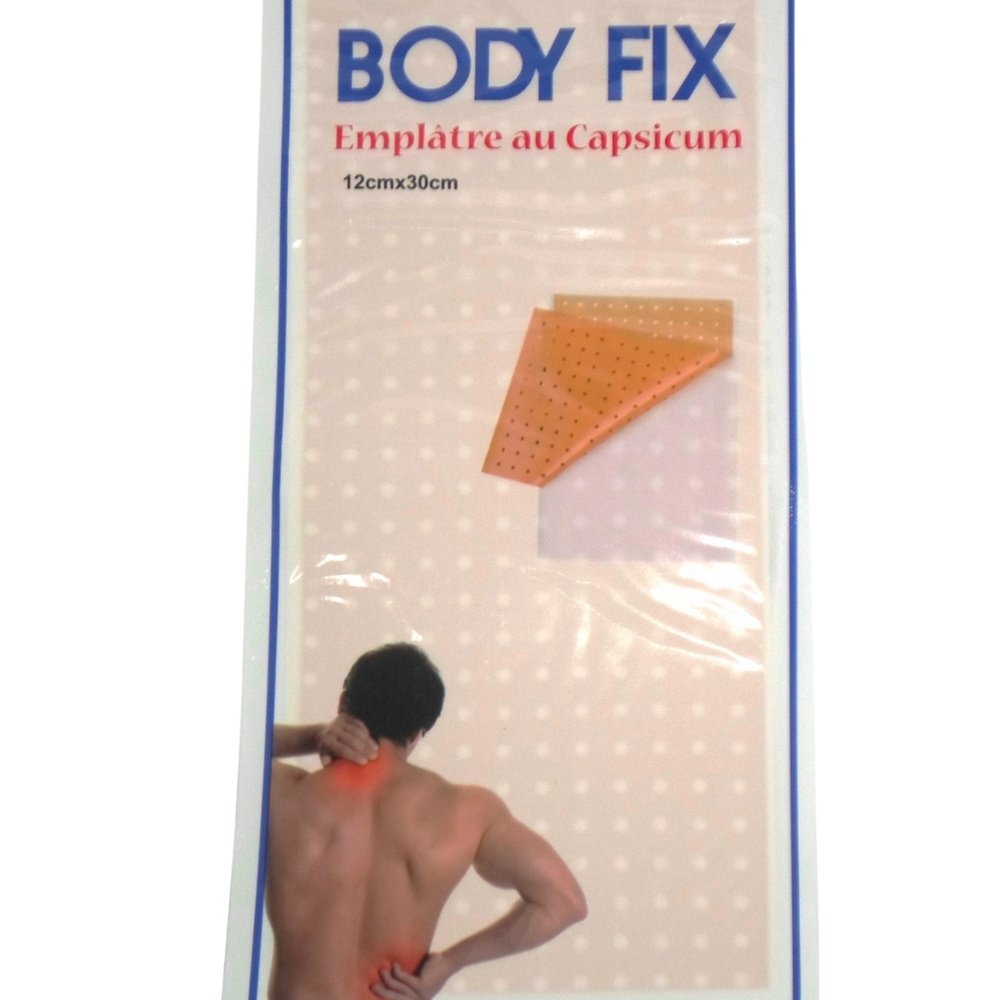 body fix – emplatre au capsicum gm 12cm x 30cm