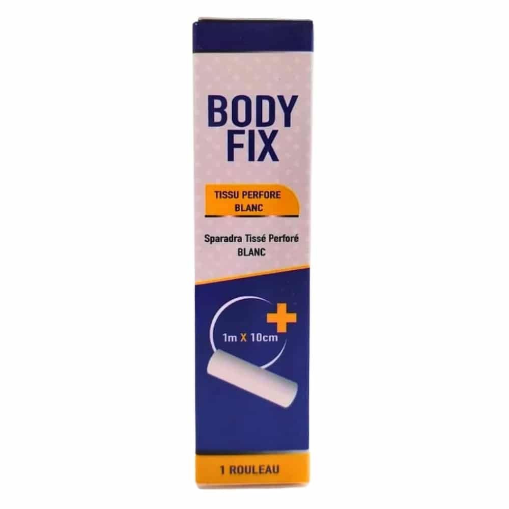 body fix – tissu perfore blanc 1mx10cm – 1u