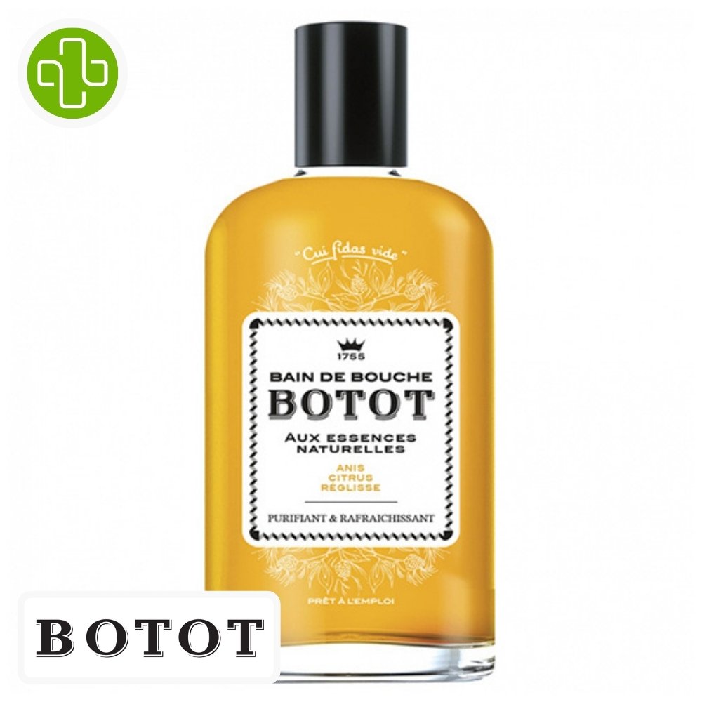 botot – bain de bouche anis, citrus et reglisse – 250ml