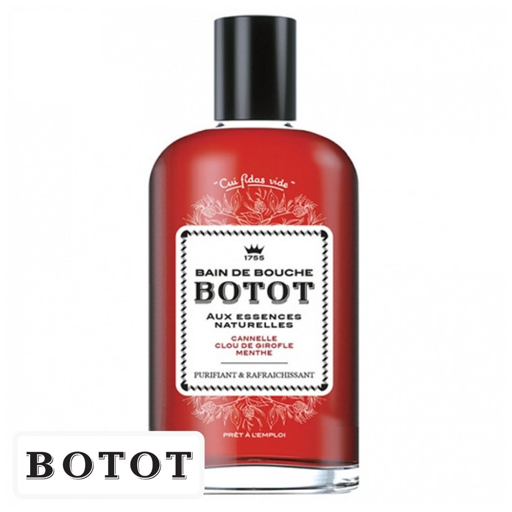 botot – bain de bouche cannelle, clou de girofle et menthe – 250ml