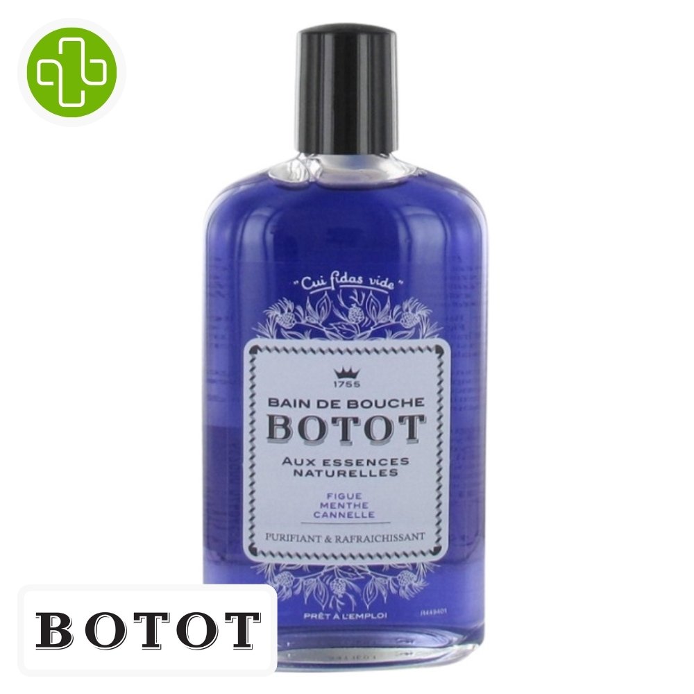 botot – bain de bouche figue, menthe et cannelle – 250ml