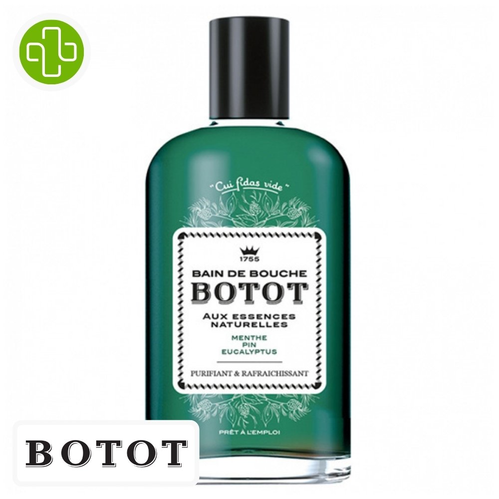 botot – bain de bouche menthe, pin et eucalyptus – 250ml