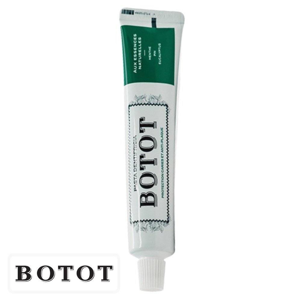 botot – dentifrice protection carries et anti plaque menthe, pin et eucalyptus – 75ml