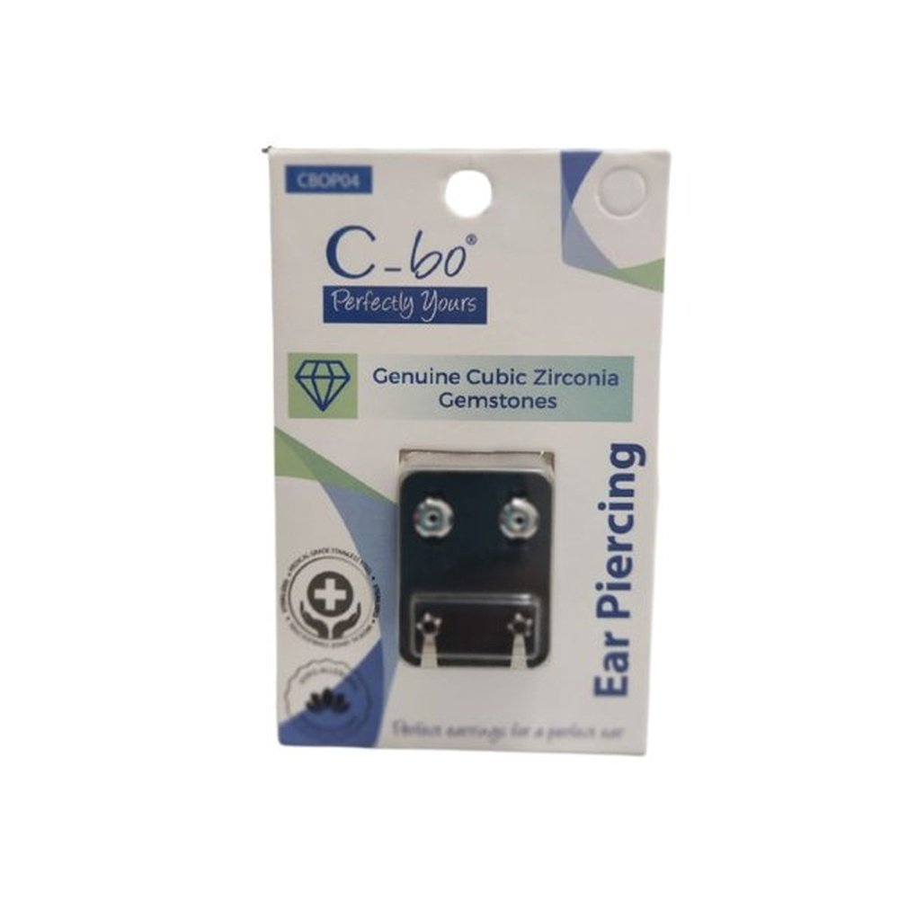 c bo – ear piercing studs zircon cbop04
