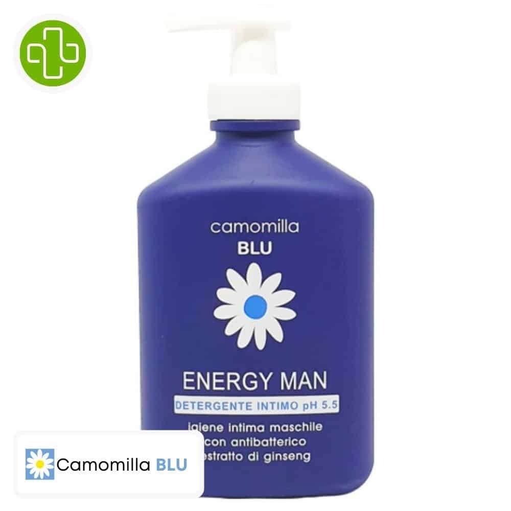 camomilla blu – energy man gel nettoyant intime pour homme ph 5.5 – 300ml