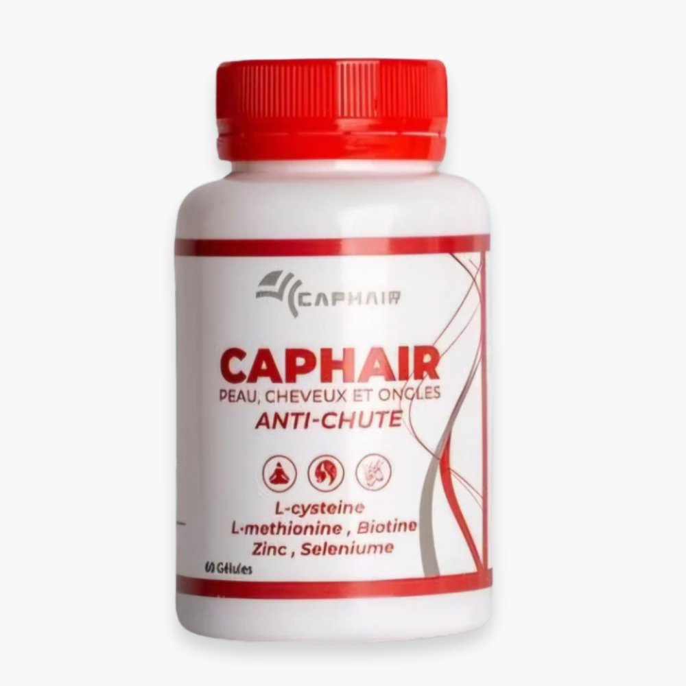 caphair – anti chute peau, cheveux et ongles – 60 gelules