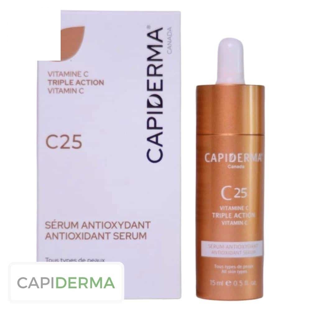 capiderma – c25 serum antioxydant – 15ml