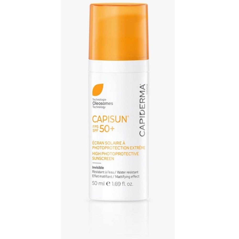 capiderma – capisun creme solaire invisible spf50+ – 50ml