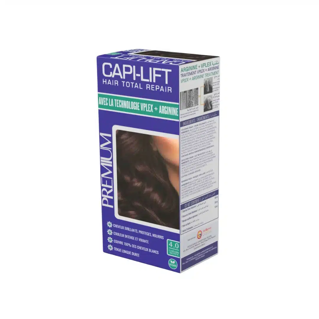 capi lift – coloration cheveux n°4 chatain