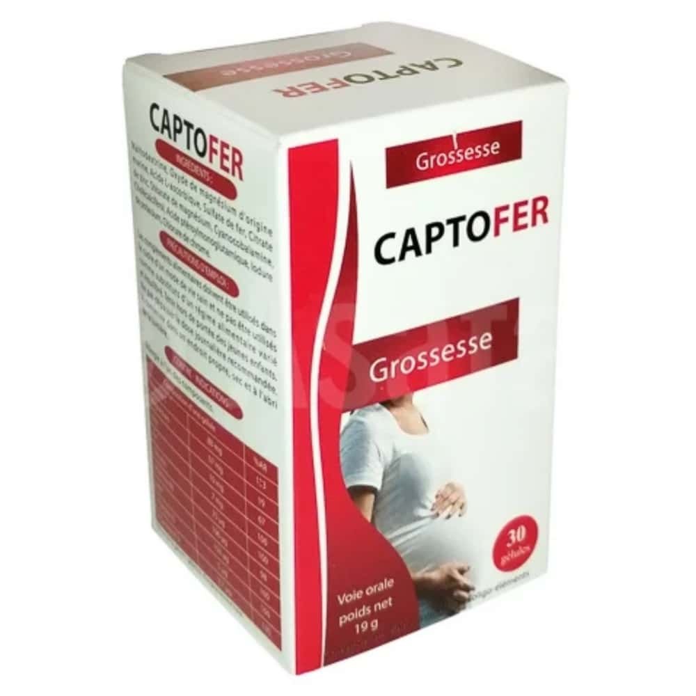 captofer – grossesse – 30 gelules