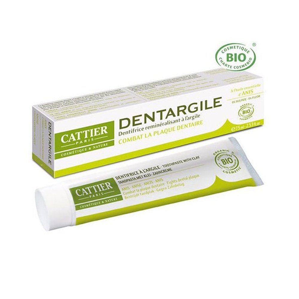 cattier – dentargile dentifrice anis – 75ml
