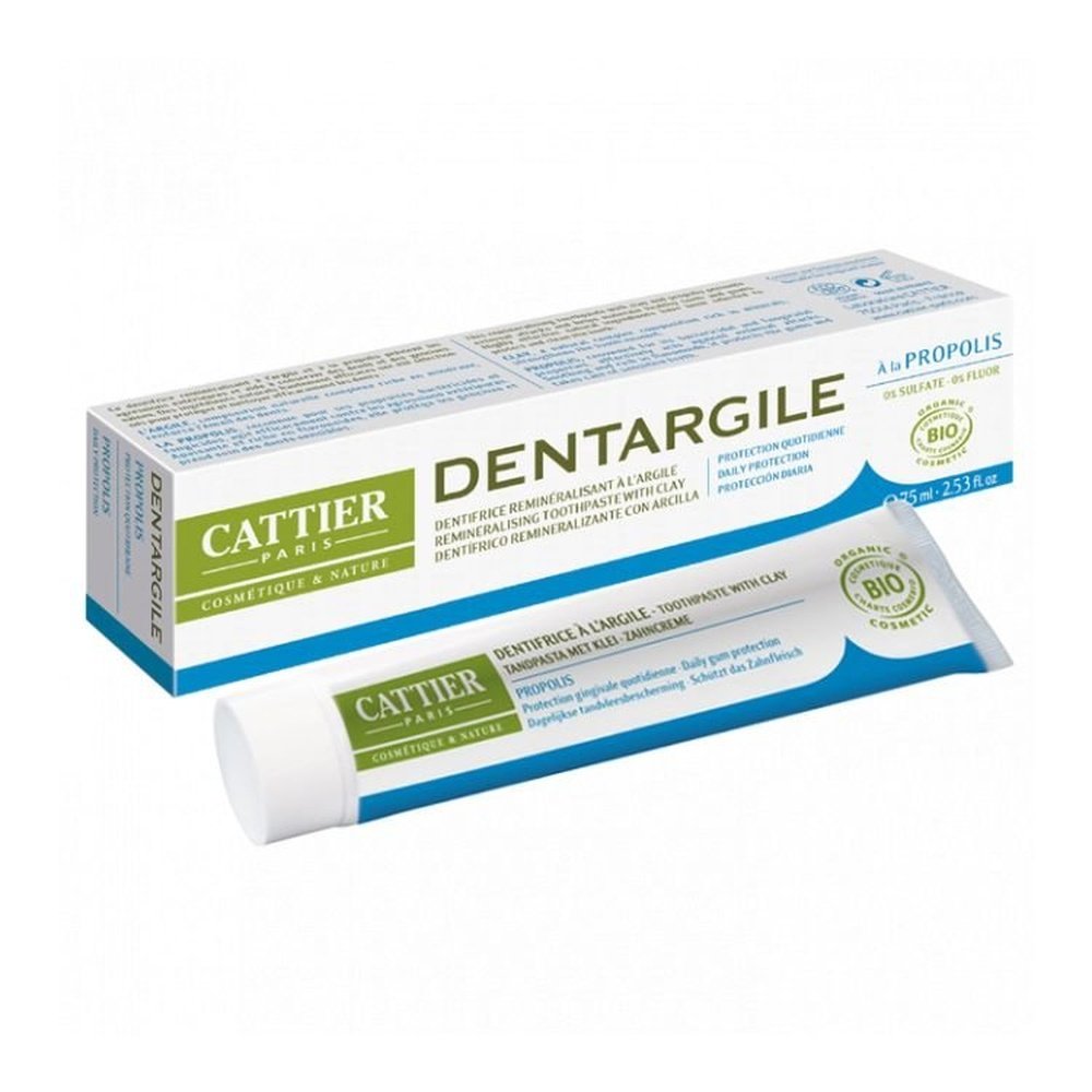 cattier – dentargile dentifrice propolis – 75ml