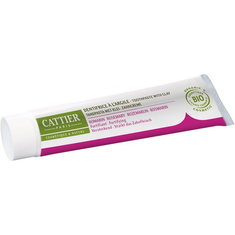 cattier – dentargile dentifrice romarin – 75ml