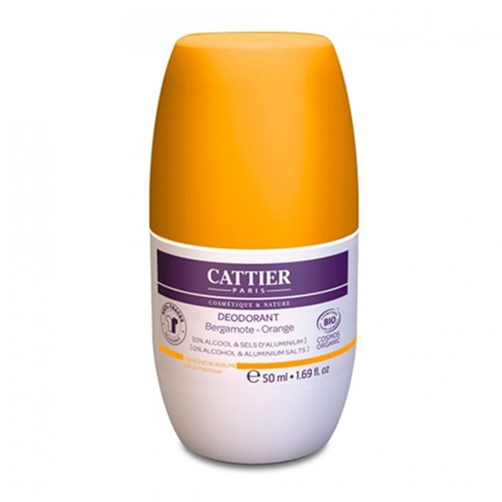 cattier – deodorant roll on fraicheur agrume – 50ml