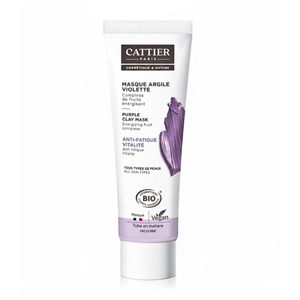cattier – masque argile violette – 100ml