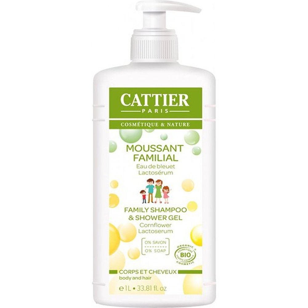 cattier – moussant familial sans savon pamplemousse – 1l