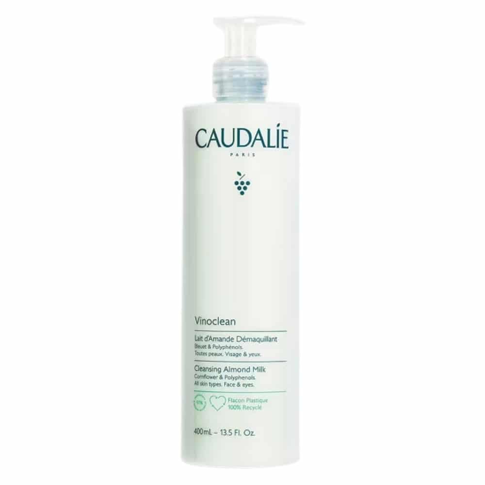 caudalie – vinoclean lait d’amande demaquillant – 400ml
