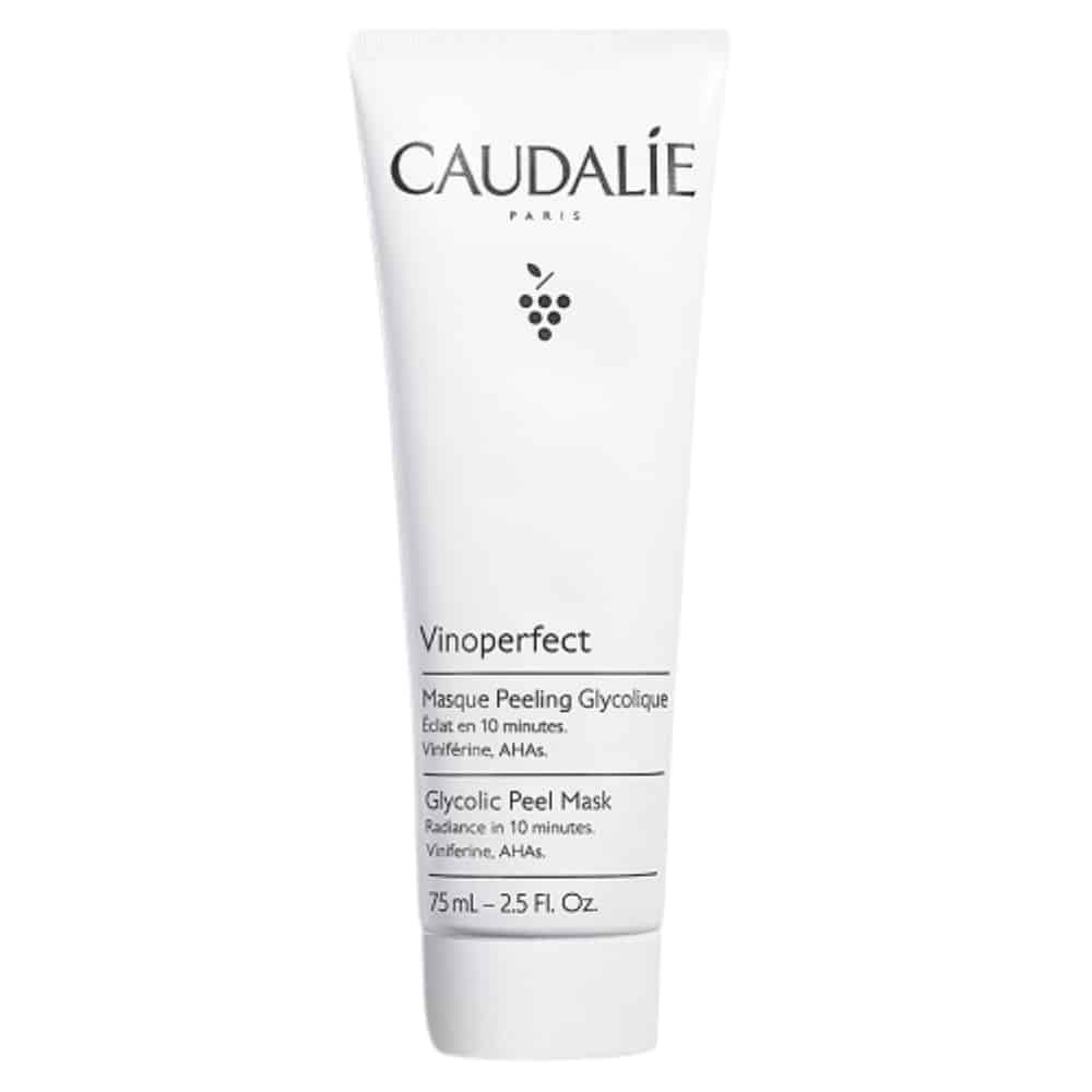 caudalie – vinoperfect masque peeling glycolique eclat – 75ml