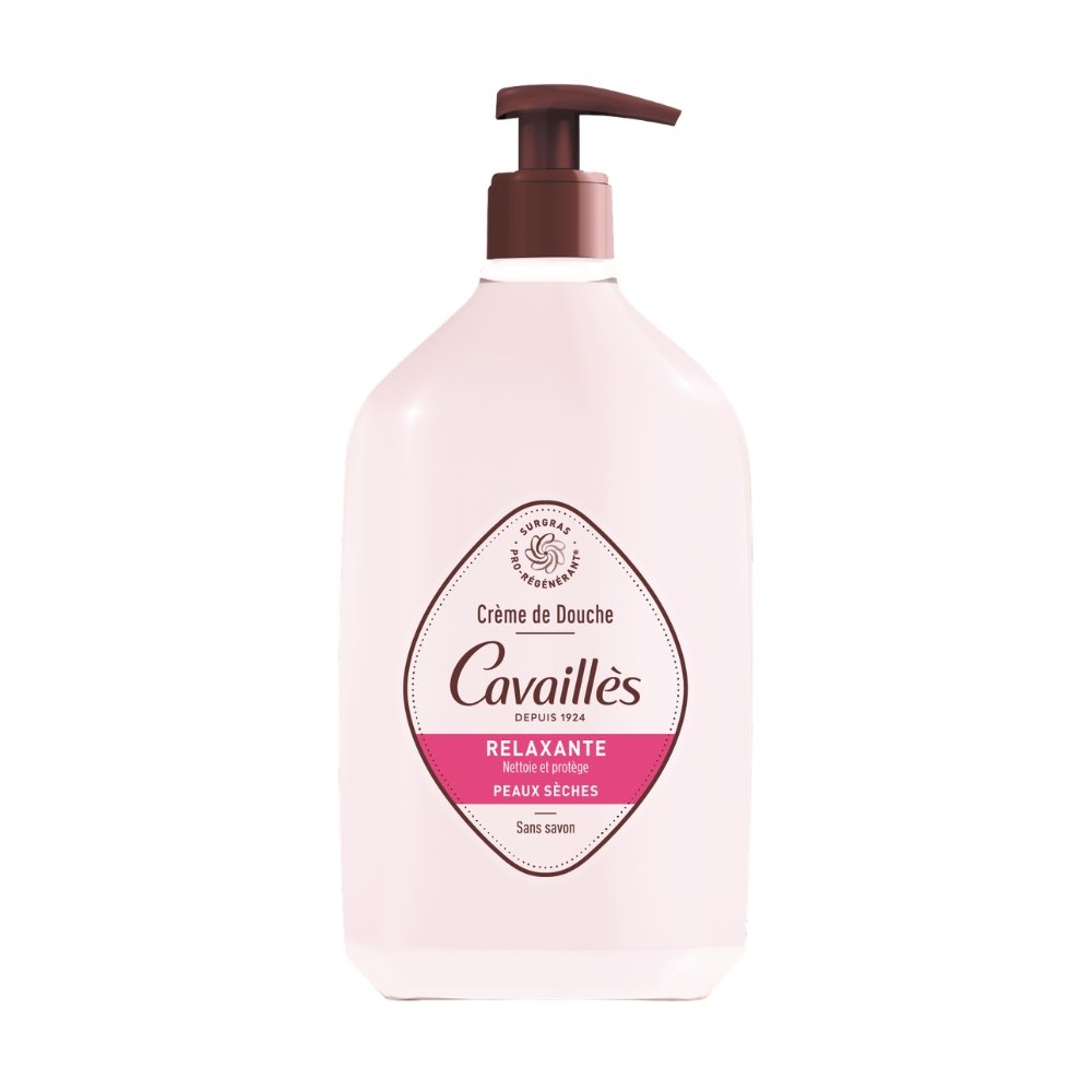 cavailles – creme de douche relaxante sans savon – 750ml