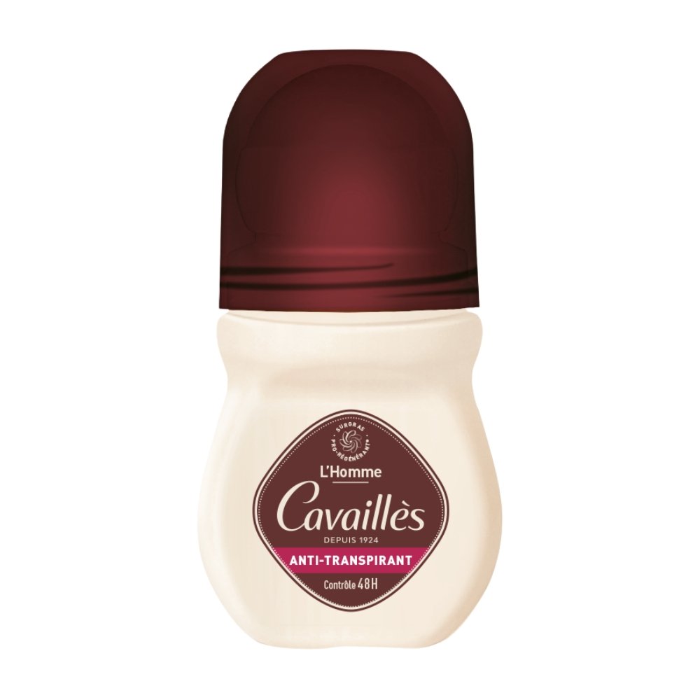 cavailles – deodorant homme anti transpirant controle 48h roll on – 50ml