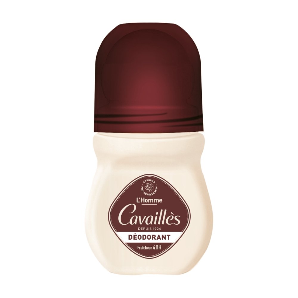 cavailles – deodorant homme fraicheur 48h roll on – 50ml