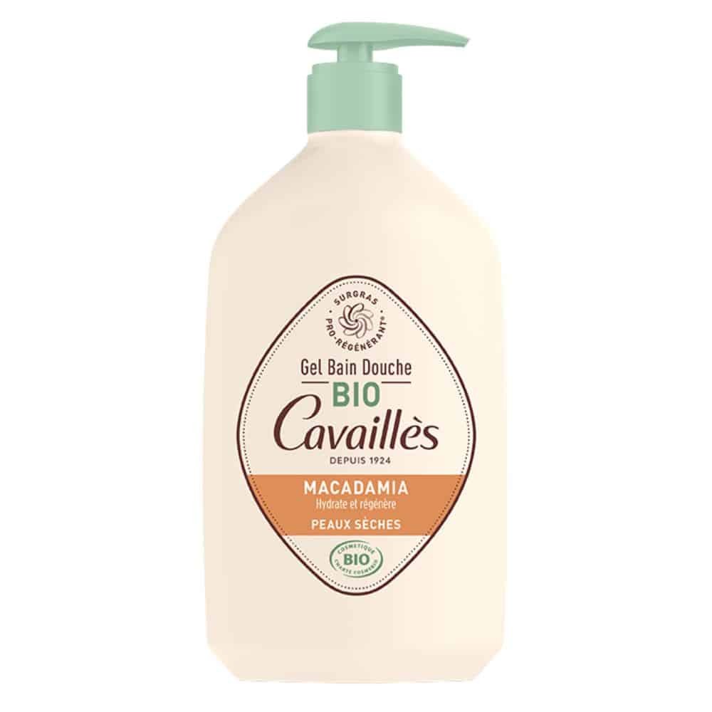 cavailles – gel bain douche bio macadamia – 400ml