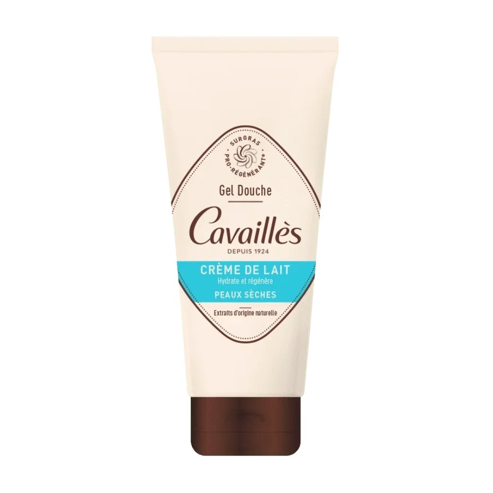 cavailles – gel douche creme de lait – 200ml