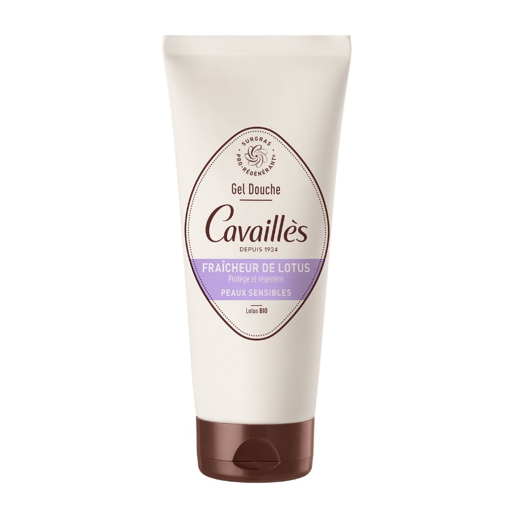 cavailles – gel douche fraicheur de lotus – 200ml