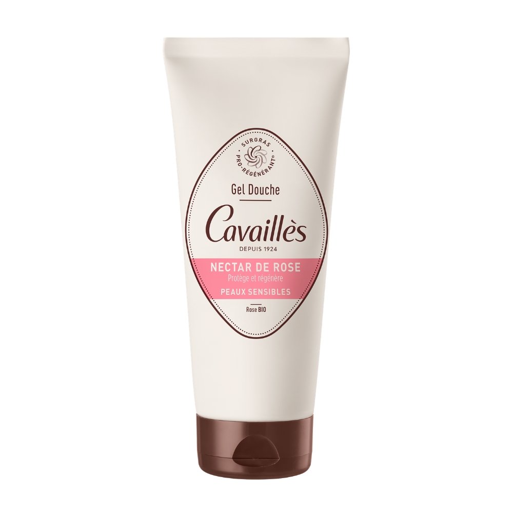 cavailles – gel douche nectar de rose – 200ml