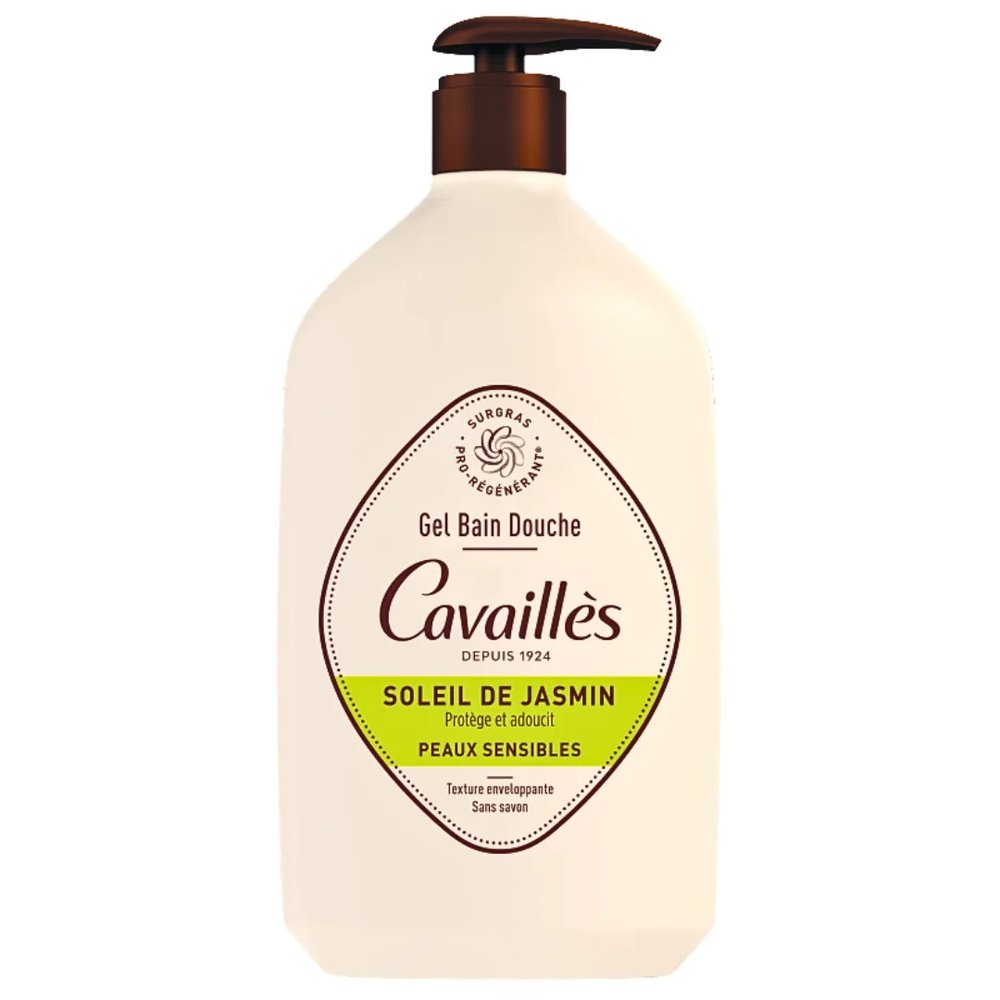 cavailles – gel douche soleil de jasmin – 1l