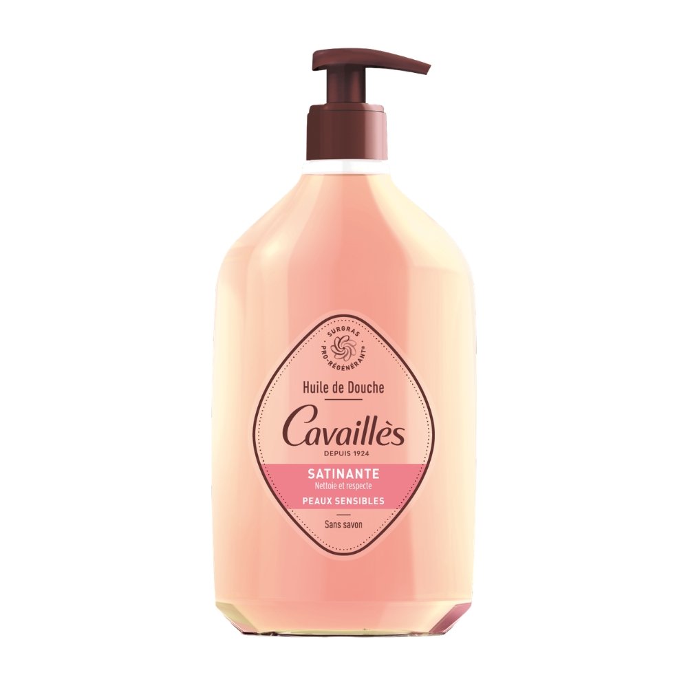 cavailles – huile de douche satinante sans savon – 250ml