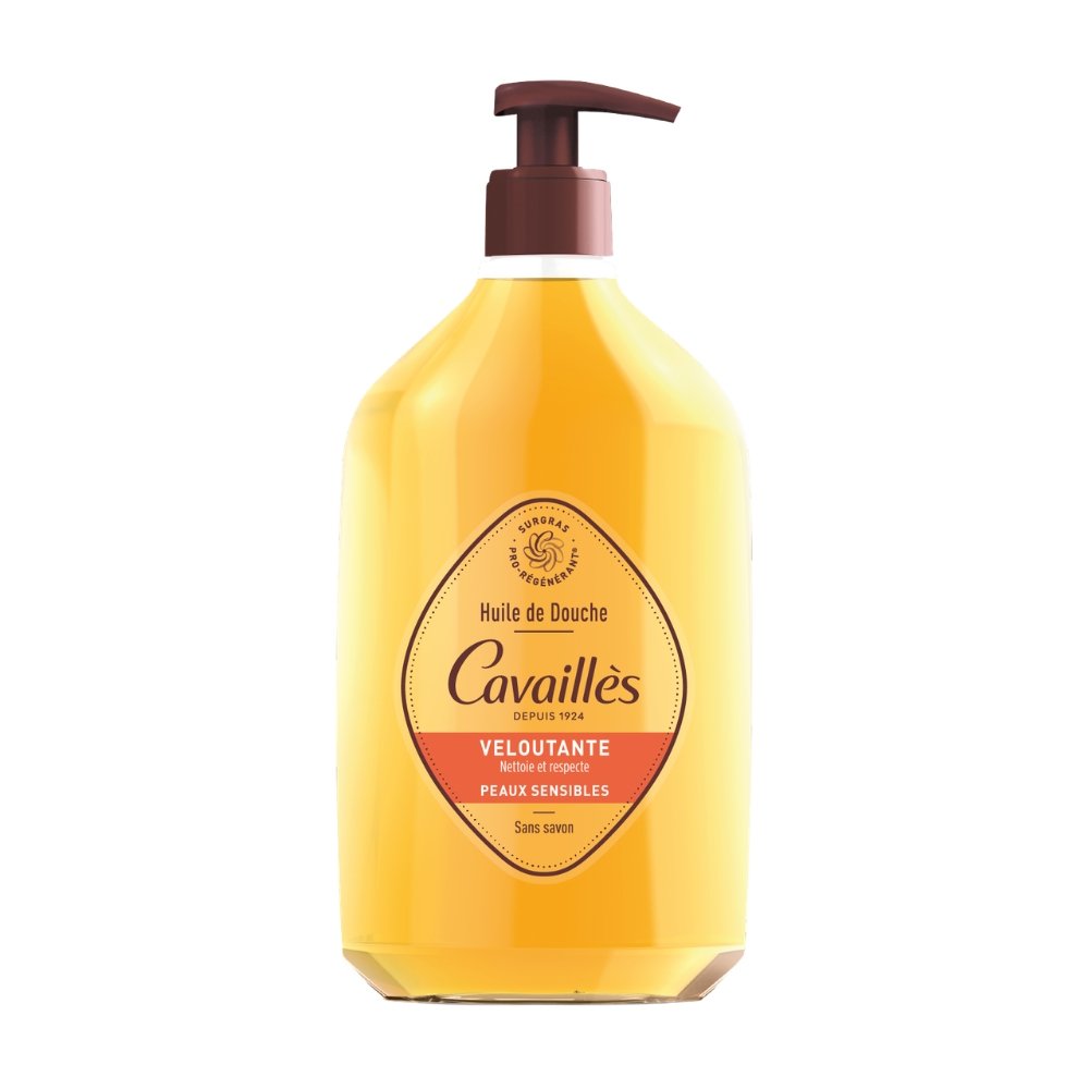 cavailles – huile de douche veloutante sans savon – 250ml