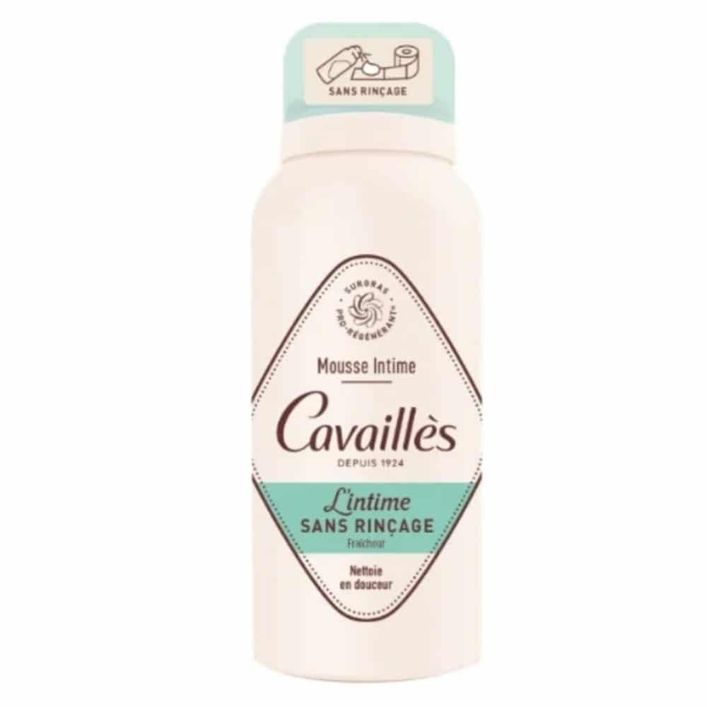 cavailles – l’intime mousse nettoyante intime fraicheur sans rincage – 100ml