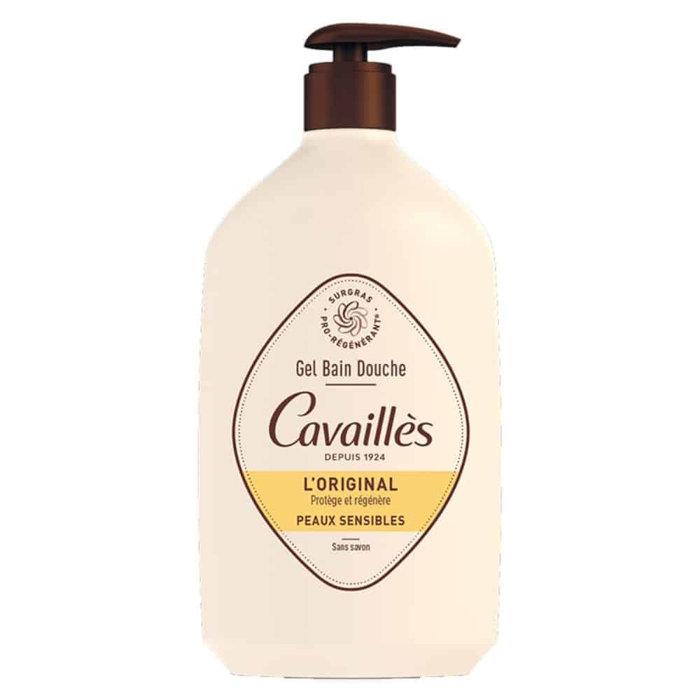 cavailles – gel bain douche original sans savon – 1l