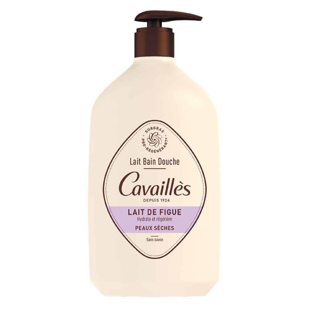 cavailles – lait bain douche lait de figue sans savon – 1l